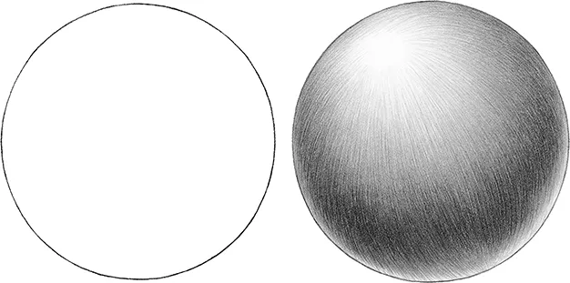 Light and shadow give a sense of solidity