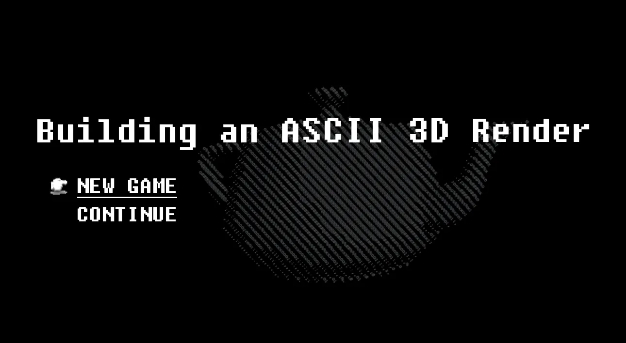 Building an ASCII 3D Renderer